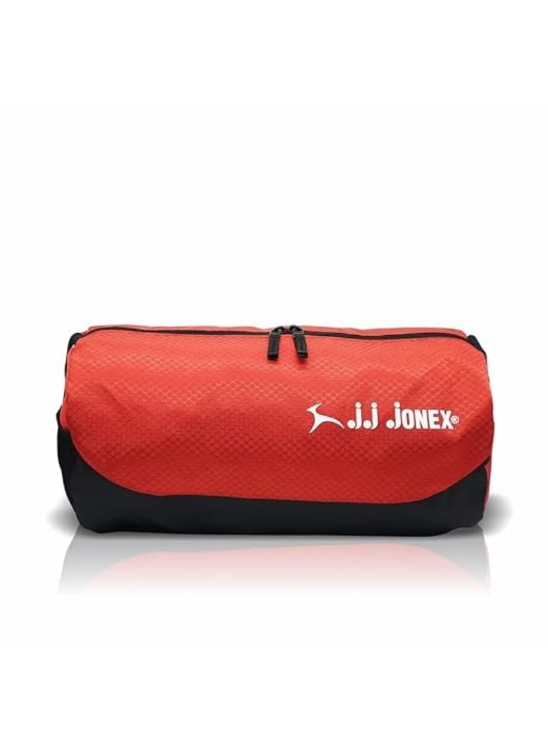 JJ JONEX Aqua Duffle Sports Shoulder/Gym Bag for Men & Women (MYC) (Red/Black)