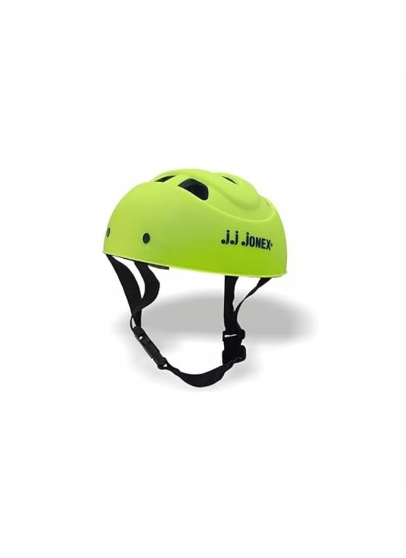 JJ JONEX Protective PVC Helmet Skating and Cycling Age 4 to 7 Year (MYC) (Green, Small)