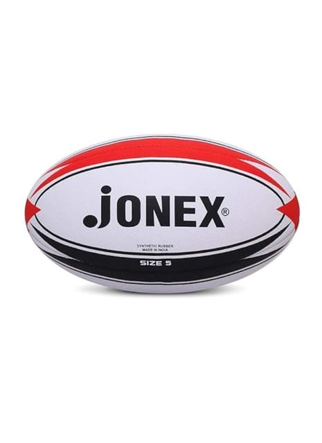 JJ Jonex Match Rugby Ball Size 5, Multicolor (MYC)