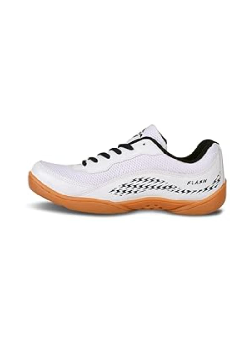 Nivia Flash 2.0 Badminton Shoes for Men | Your Go-to Shoe for Pickleball, Padel, and All Court Sports | Badminton Sports Shoes | (Blue/White/Sky Blue)