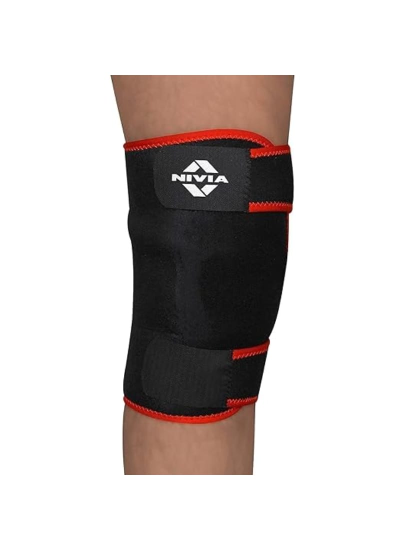 Nivia Adjustable Knee Support (Black)