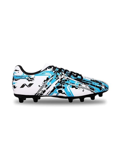 Nivia Impact Football Studs for Men/Sports and Soccer/Comfortable and Lightweight ( White )