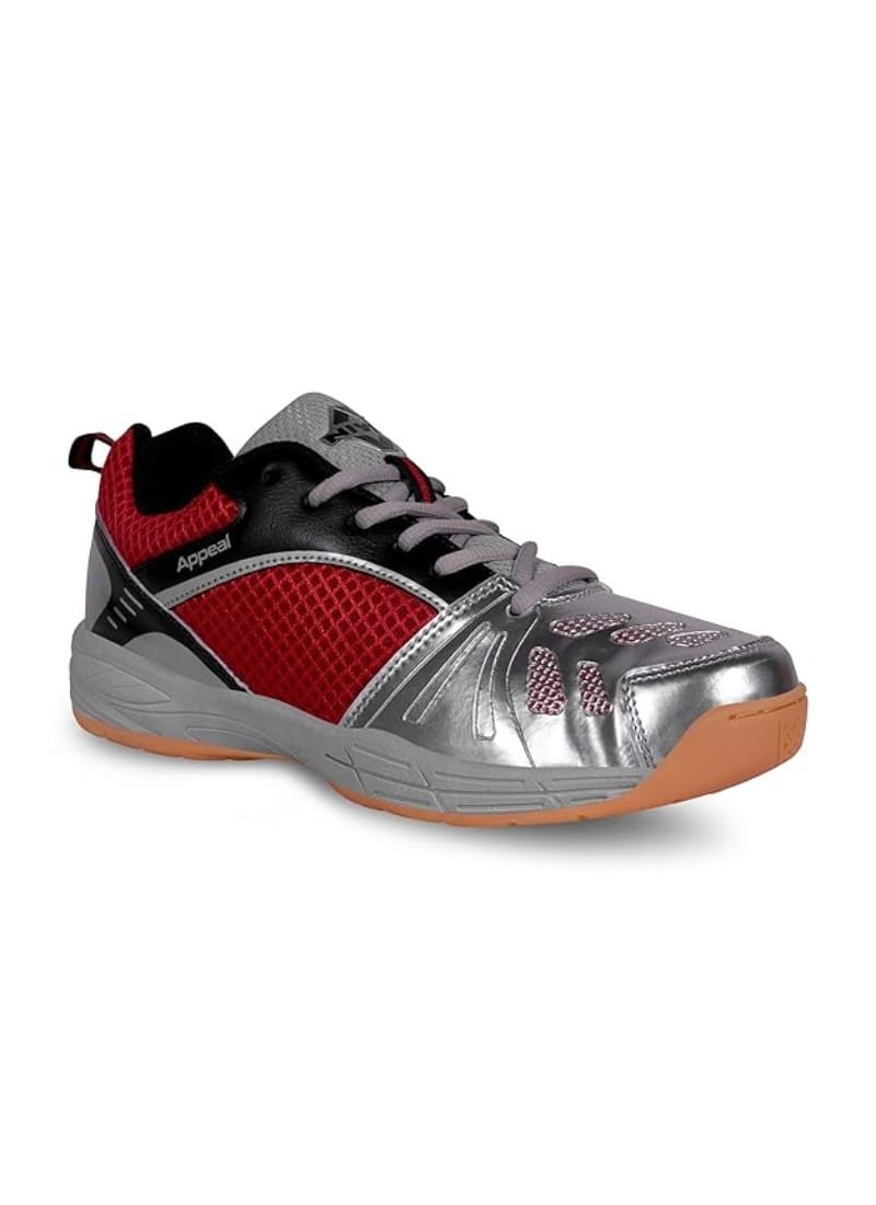 Nivia Appeal Badminton Shoes for Mens (Maroon/Silver), 08