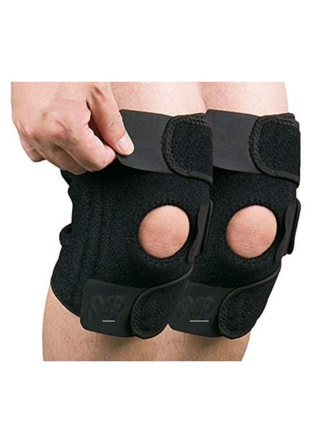 Premium Adjustable Knee Cap Support Brace For Knee Pain, Gym Workout, Running, Arthritis, And Protection For Men And Women,Non Toxic