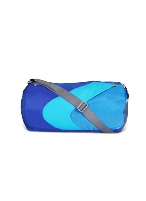 Nivia Wave Gym Bag for Men & Women, Gym Bag with Shoe Compartment, Fitness Gym Bag, 100% Polyester Gym Bag -Blue/Freesize