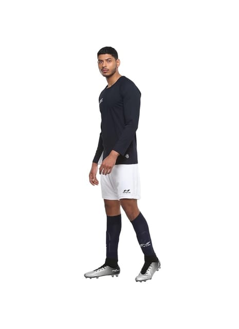 Nivia Encounter Football Jersey Set Full Sleeves for Men Navy Blue