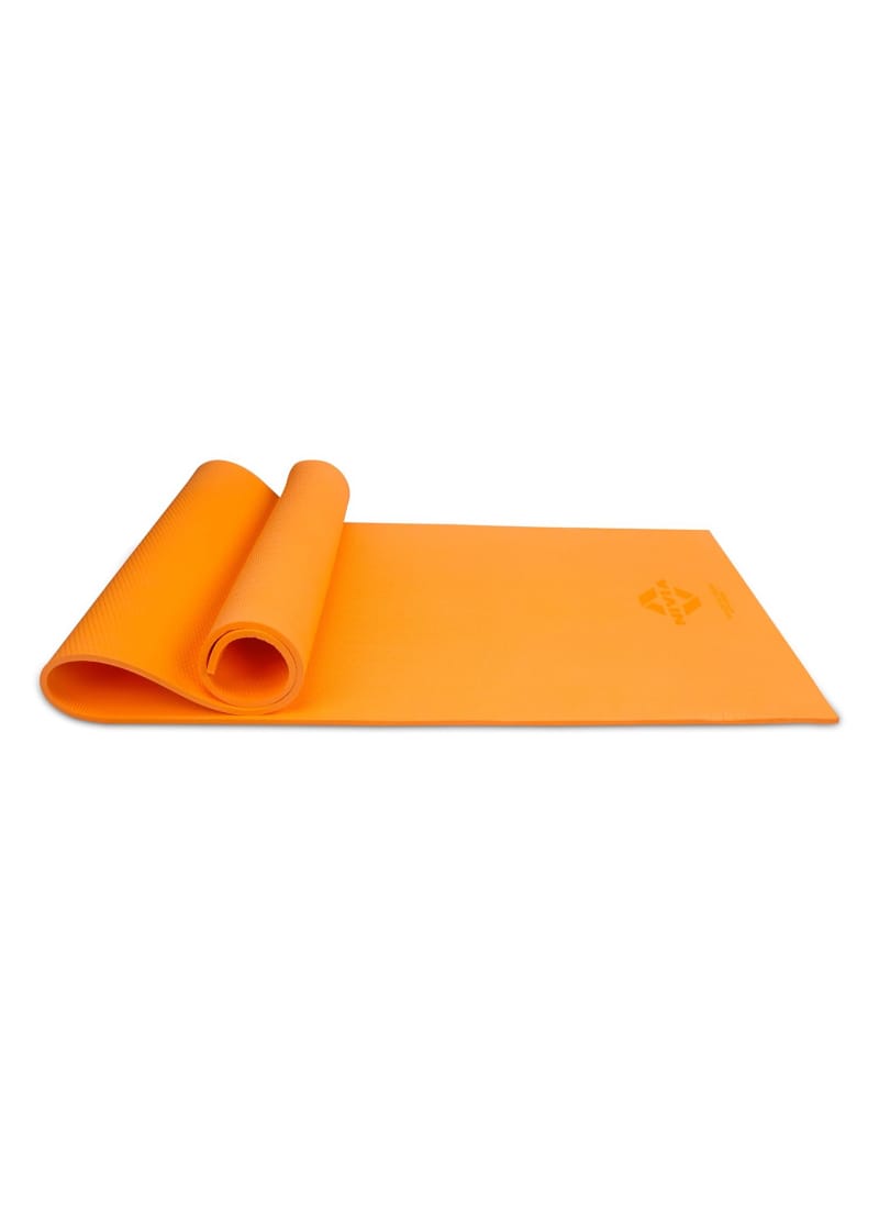 Nivia Anti Skid Yoga Mat for Men & Women, Exercise Mat for Home Workout, Yoga Mat for Women, Gym Exercise Mat (180x60x0.4CM) Orange