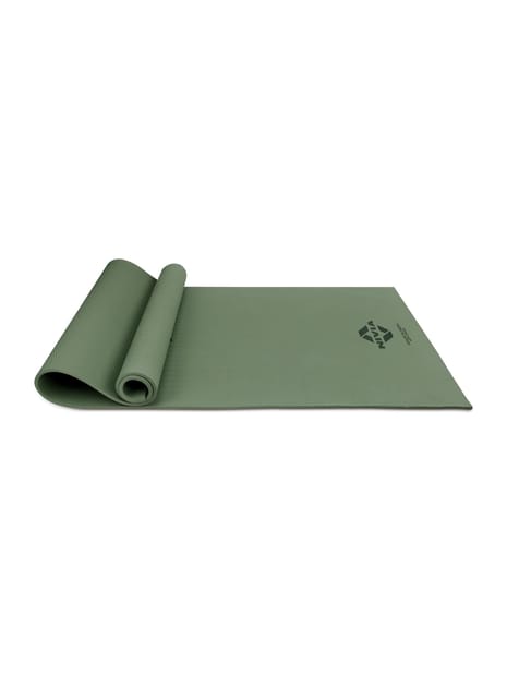 Nivia Anti Skid Yoga Mat for Men & Women, Exercise Mat for Home Workout, Yoga Mat for Women, Gym Exercise Mat (180x60x1.0CM) Military Green