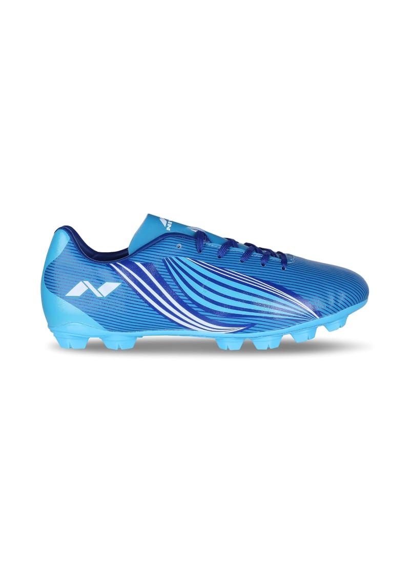 Nivia Birsa Football Stud Shoe for Men/Sports and Soccer Shoe/Comfortable and Lightweight/Size-11 (Sky Blue/Blue)