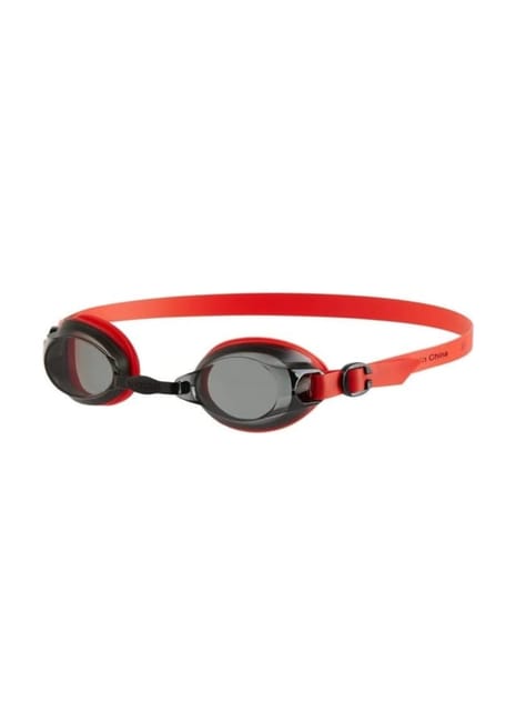 Speedo Adults Jet V2 Goggles, Red/Smoke