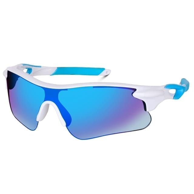 KD Multi-colored Scratch Resistant Unisex Sport Sunglasses For Cricket, Cycling, Racing, Climbing, Golf, Riding and UV Protection - Free Size