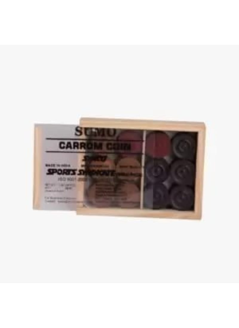 Synco Sumo Carrom Coins With Special Wood Box