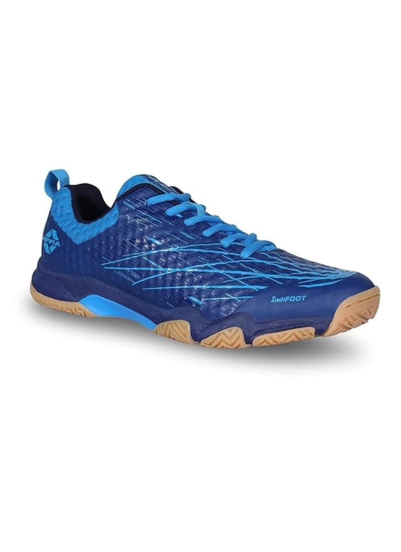 Nivia Mens Powerstrike 3.0 Badminton Shoes - Blue Color