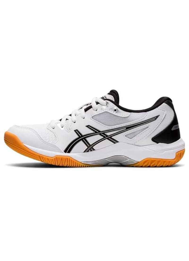 ASICS GEL ROCKET 10 BADMINTON SHOES , WHITE/BLACK