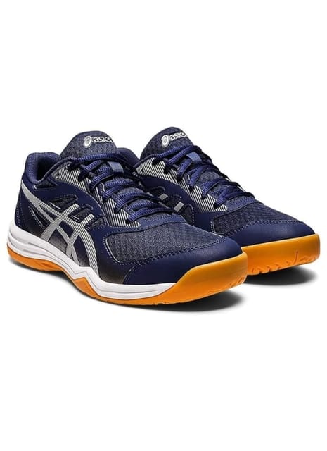 ASICS UPCOURT 5 BADMINTON SHOES, PEACOAT/SILVER