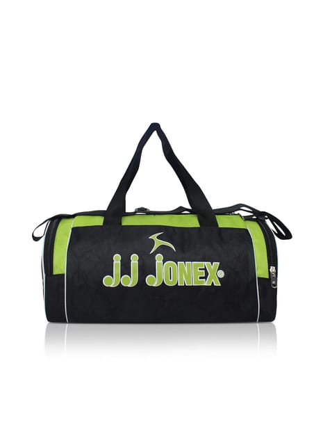 JJ Jonex Foldable Unisex Casual Gym, Duffel Bag/Travel Bag Multicolor Bag (MYC) (Black/Green)