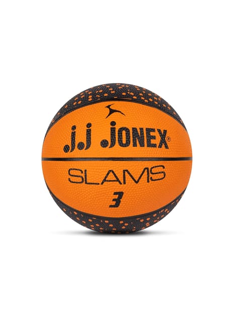 JJ Jonex Kids Basketball Slams for Indoor-Outdoor Training Basketball Slams Size 3 (Orange) (MYC)