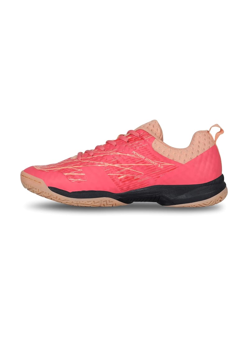 Nivia Mens Powerstrike 2.0 Badminton Shoes / Peach