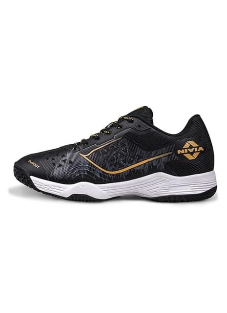 Nivia HY-Court Badminton Shoe / Black