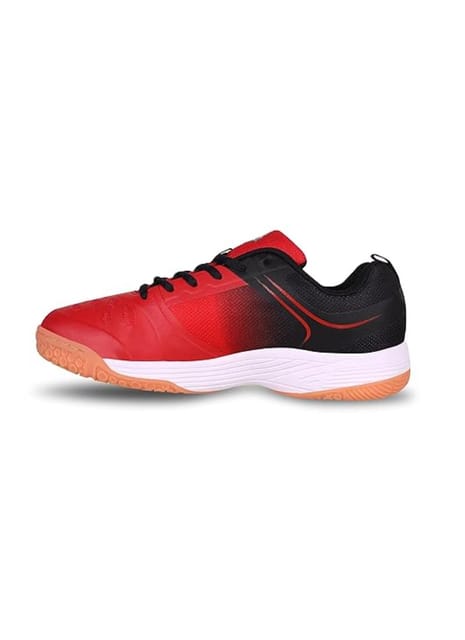 Nivia HY-Court Badminton Shoe / Red/Black