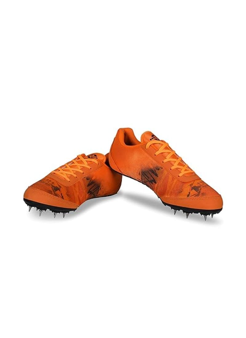 Nivia Zion-1 Men Running Spikes Shoes for Track & Field Orange