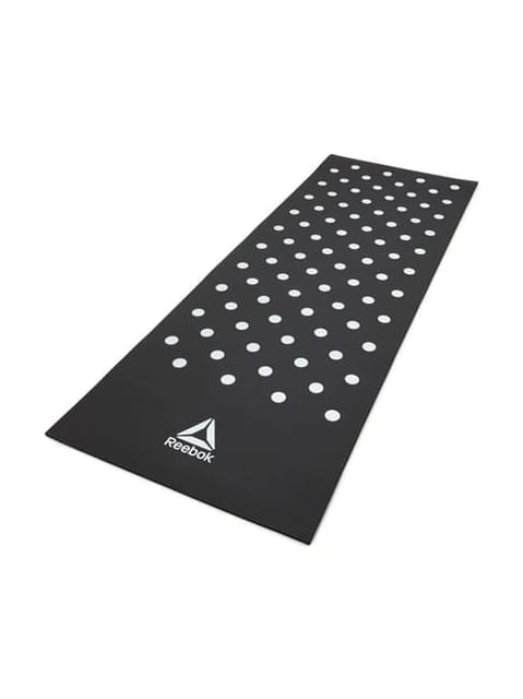 Reebok NBR Spots Unisex Training and Yoga Mat - 7 MM (Black)