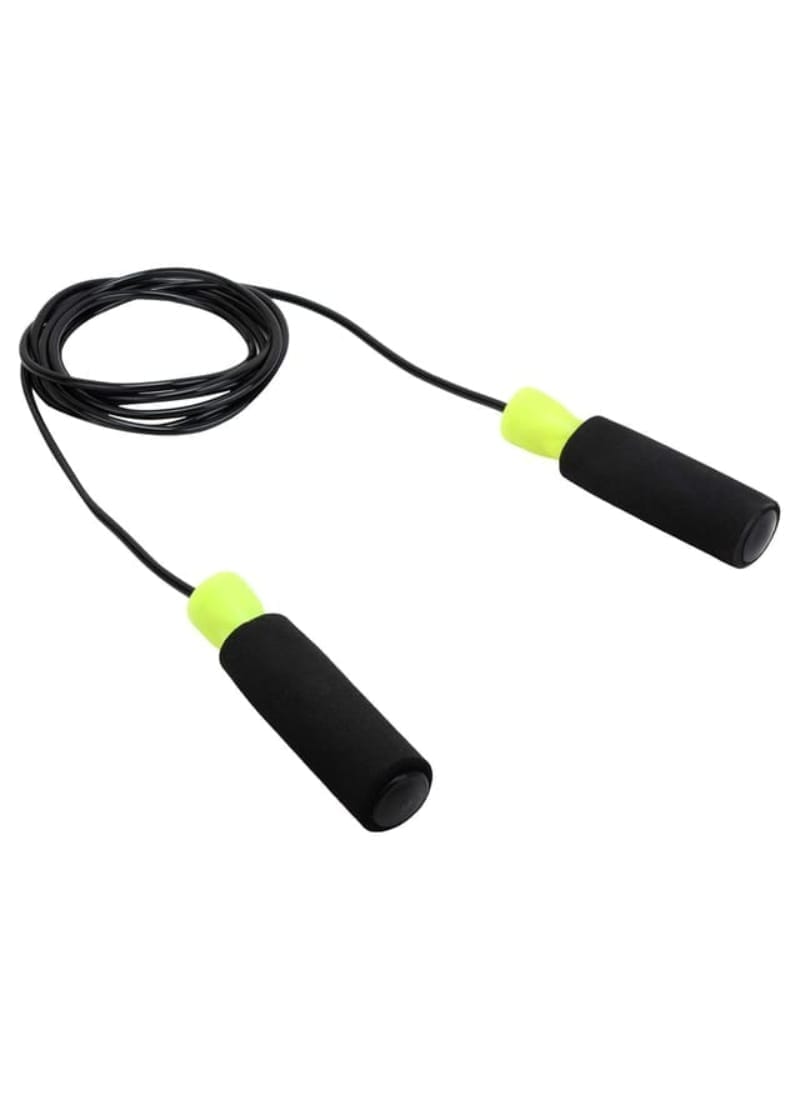 Cougar Jump Rope - Jump Rope for Gym and Home | Skipping Rope for Men, Women, Kids, Children, Weight Loss, Adults | Best Exercise Workout Fitness Accessory Orion in Black Colour