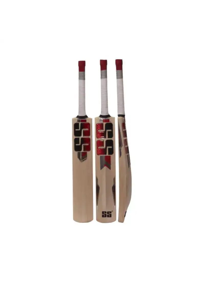 SS Gutsy Kashmir Willow Cricket Bat, SH Size with Protective bat cover