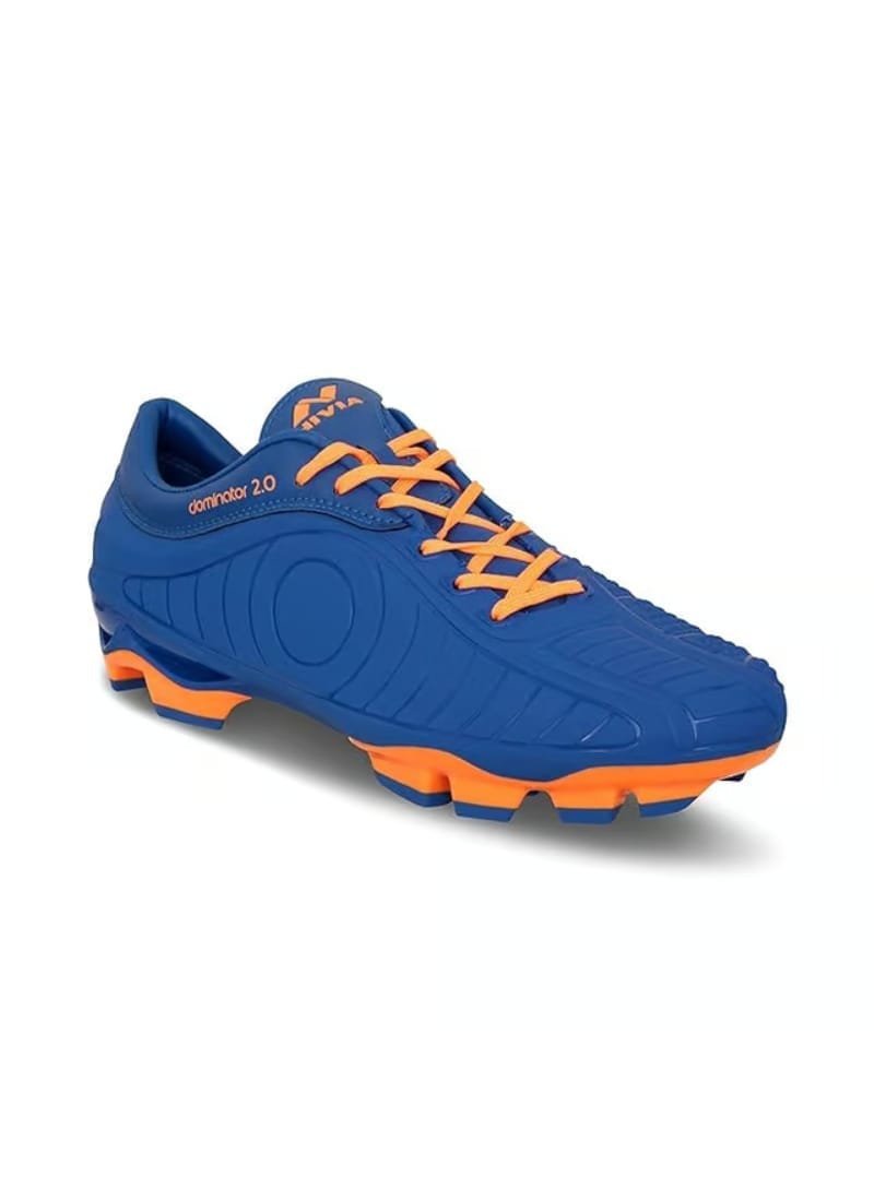 Nivia Dominator 2.0 Football Shoes for Men, Royal Blue Orange