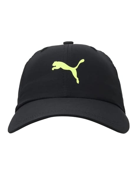 PUMA Unisex-Adult Baseball Cap (2430901 Black-Limepunch_X)