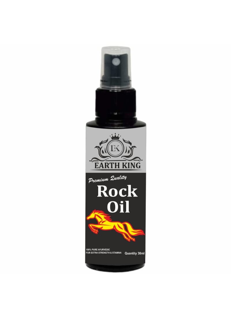 EARTH KING Rock Oil | Ayurvedic Massage Spray for Men - 30Ml