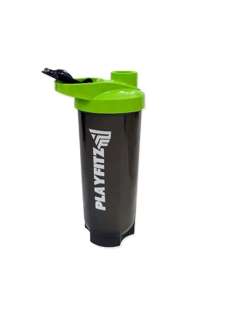 PLAYFITZ WAVE Protein Shaker Gym Blender Shaker 700ml Green