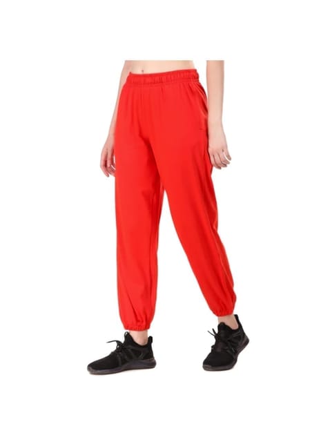 Women's Cotton Jogger (Red)