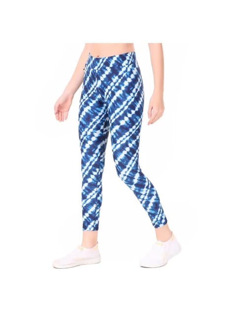 Gym Yoga Running Legging For Women Zip Pocket (Blue)