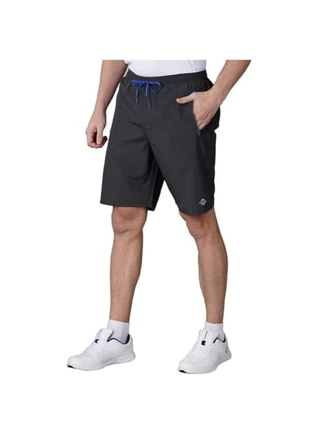 Nivia Urban Peach Shorts for Men | Shorts for Gym, Sports, Running Grey/Royal Blue